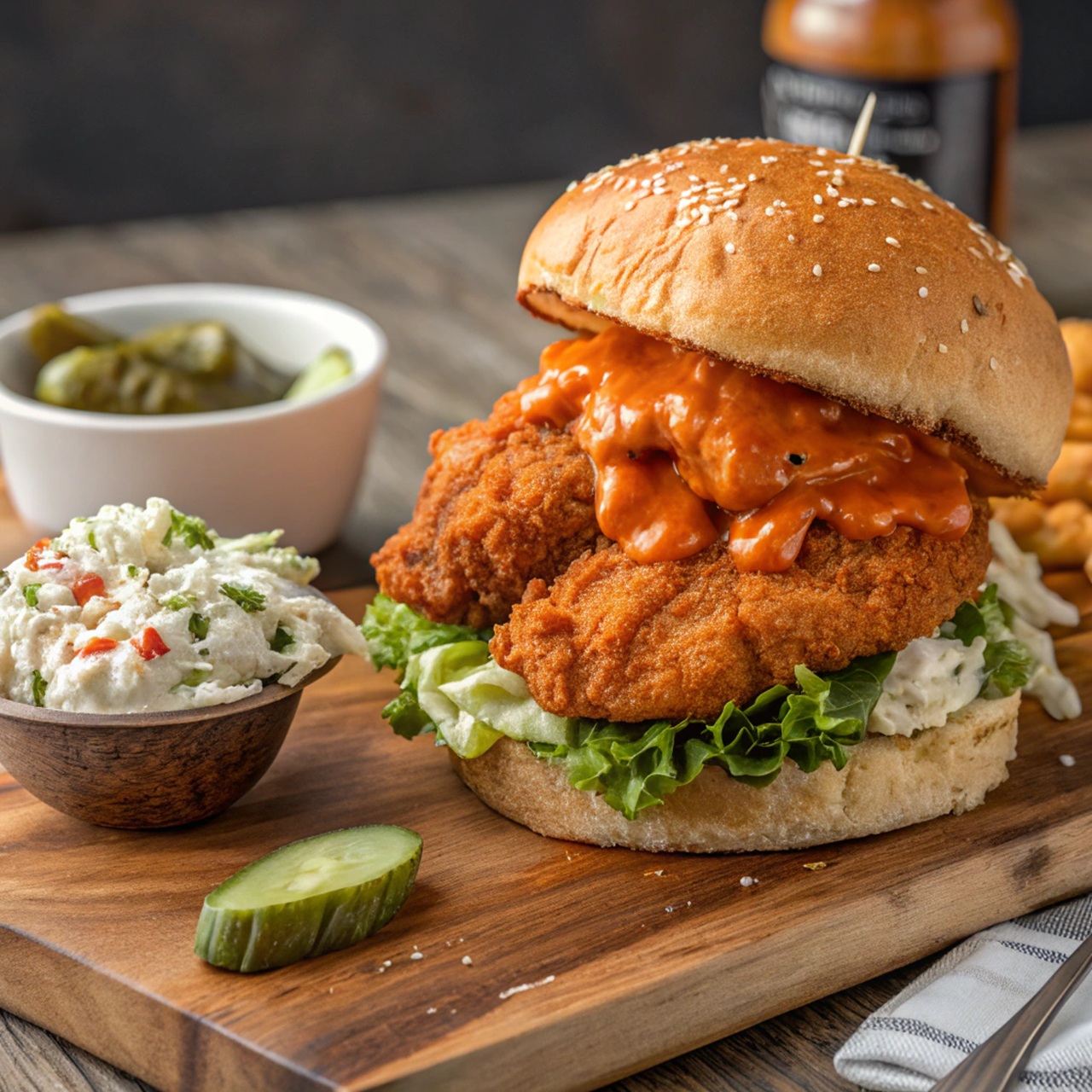 Buffalo Chicken burger