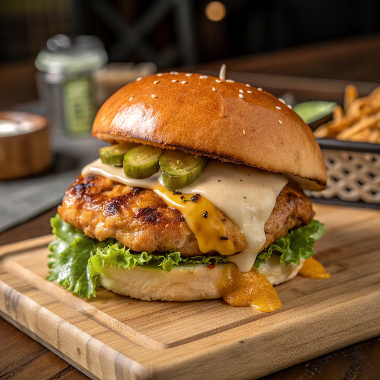 Grilled Chicken Burger