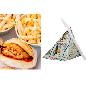 Chicken Burger & fries