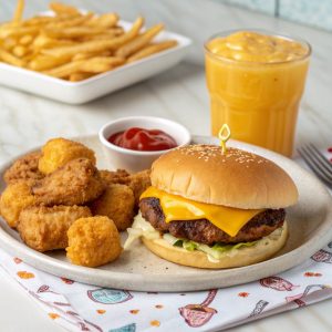 Burger Fries Nuggets