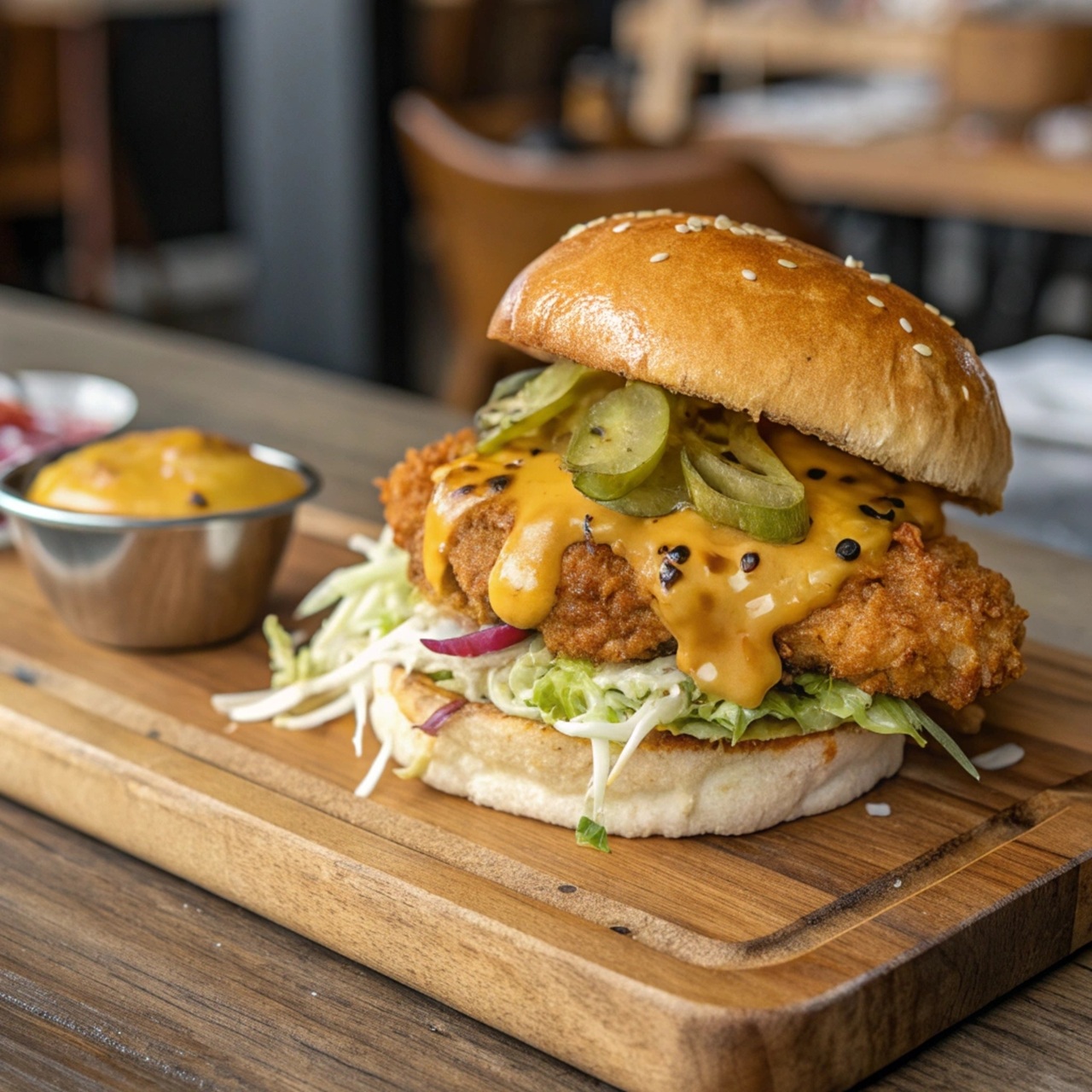 Honey Mustard Burger