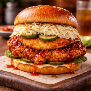 CrusTHAI Chicken Burger