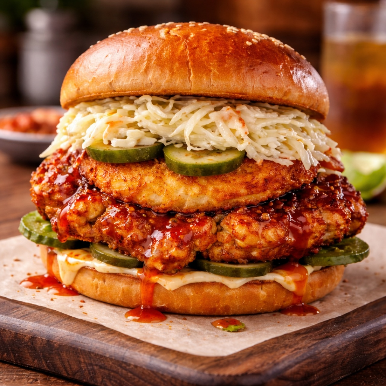 CrusTHAI Chicken Burger